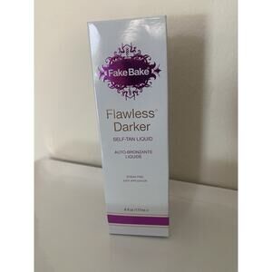 Fake Bake Flawless Darker Self-Tan Liquid 177ml Application Mitt Unisex SEALED